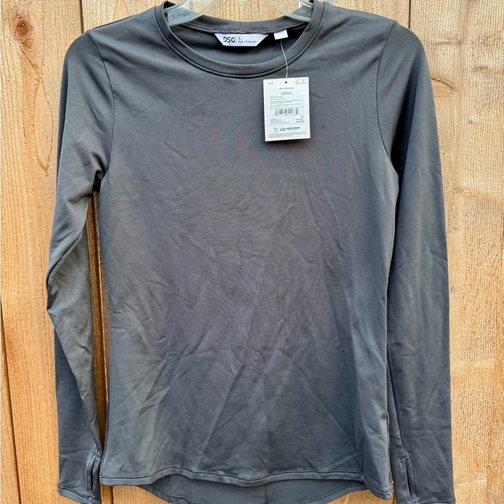 DSG Carbon Grey Women's Crew Neck-New with Tags